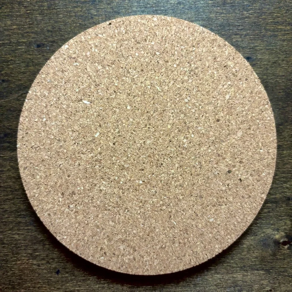 Naruto Rinne Sharingan Laser Engraved Painted Cork Coaster